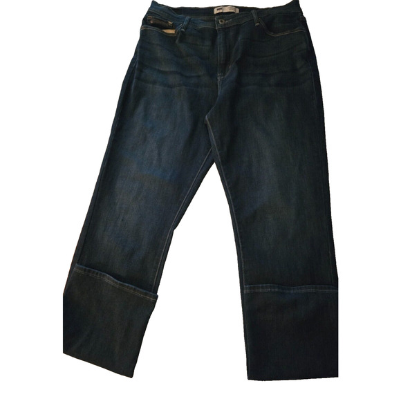 Levi's 512 Skinny Jeans Mens 34x31 Dark Wash Slim Fit Stretch Denim - Picture 1 of 9